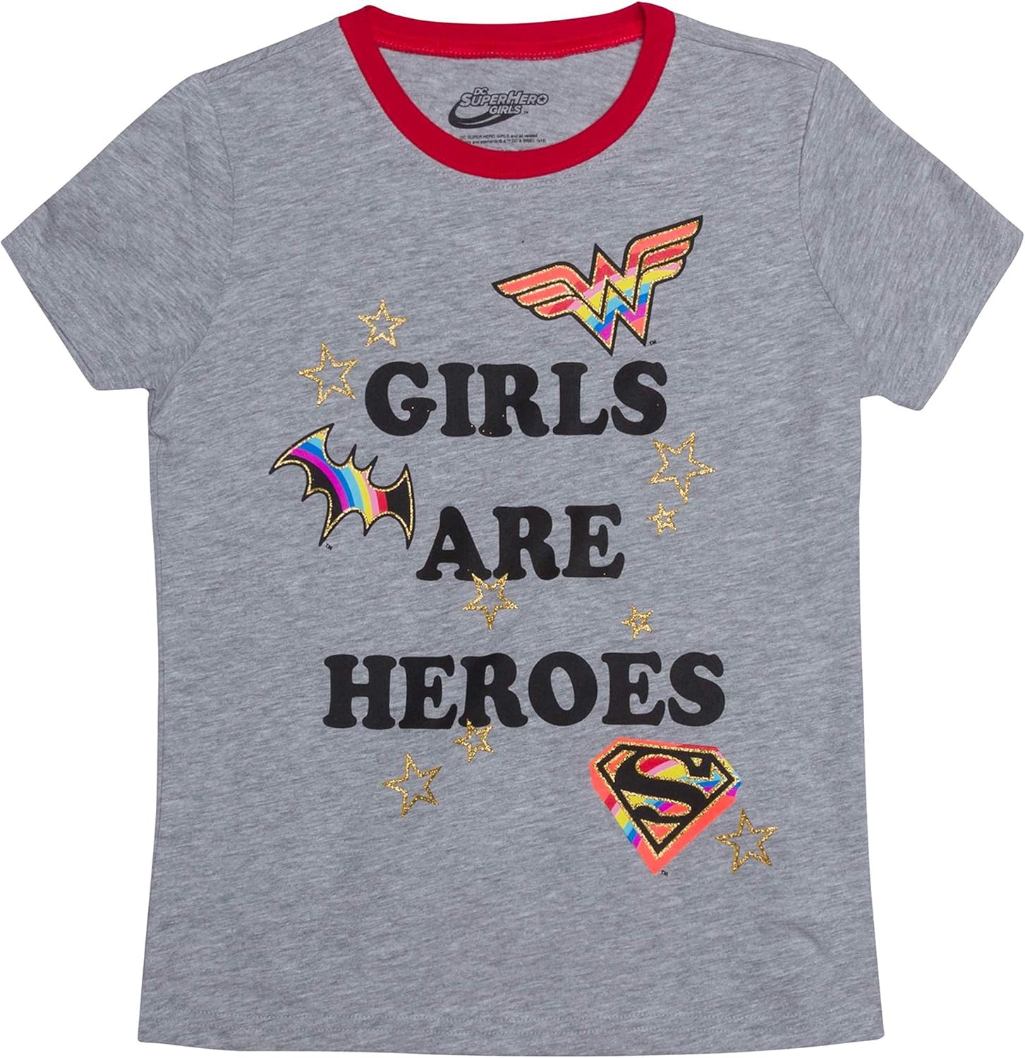 dc *英雄神奇女侠蝙蝠女超人 we are heroes t 恤